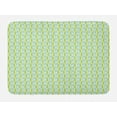 thumbnail image 1 of Vintage Bath Mat, Classic Retro Geometry Inspired Abstract Motif, Plush Bathroom Decor Mat with Non Slip Backing, 29.5" X 17.5", Apple Green Sky Blue, by Ambesonne, 1 of 2
