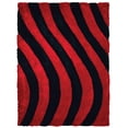 thumbnail image 2 of United Weavers Veria Thessa Shag Red Hand Carved Polyester Area Rug, 2 of 5
