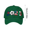 thumbnail image 3 of CaiYueKe 2026 Casquette de Soccer Soccer Ajustable Coton Lavé Profil Bas Non Structurée Casquette de Baseball pour Hommes Femmes Supporteurs Fans Extérieur Protection Solaire Tenue Décontractée Jour de Match Fête de Hayon, 3 of 6