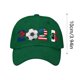 thumbnail image 3 of CaiYueKe 2026 Soccer Football Cap Adjustable Washed Cotton Low Profile Unstructured Baseball Hat for Men Women Supporters Fans Outdoor Sun Protection Casual Wear Game Day Tailgate Party, 3 of 6