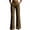 *Khaki, variant on Binmer Women's High Waist Flare Leg Striped Dress Pants with Pockets,Solid Color Casual Work Trousers Beige,Women's Plus L