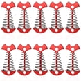 thumbnail image 1 of 10Pcs Deck Anchors Windproof Aluminum Alloy Fishbone Tent Stakes with Spring Buckles, 1 of 5