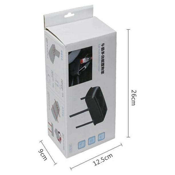 Portavasos para automóvil Jadeshay Organizador para automóvil Negro Universal 253 * 120 * 72 mm