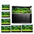 thumbnail image 3 of Aquarium Background Underwater 3 Poster Fish Single Sided Sticker , 61x30cm, 3 of 8