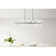 thumbnail image 3 of Serena 42 inch crystal rectangle chandelier in chrome, 3 of 9