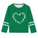 thumbnail image 5 of Blusas y camisas de manga larga con cuello redondo, moda del Día de San Patricio, blusa informal con estampado bonito de manga larga para niños y niñas., 5 of 5