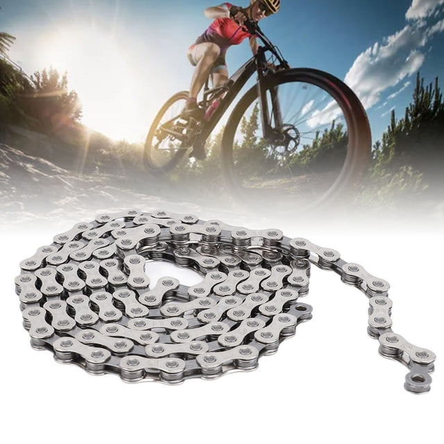 Cadena De Ciclismo De Montaña De 11 Velocidades, Cadena De Ciclismo De Velocidad Variable De Repuesto 118 Eslabones De Alta Resistencia Para Ciclismo De Montaña