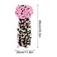 thumbnail image 3 of Flor de seda de pared violeta - Hortensia artificial de 18 cabezas para decoración de ventanas de balcón, 3 of 3