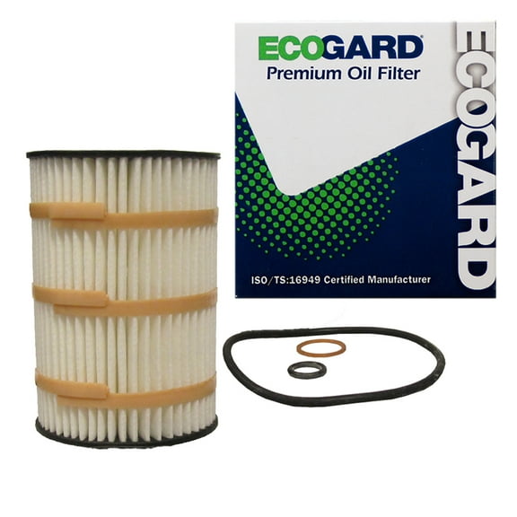 ECOGARD X10002 Premium Cartridge Engine Oil Filter for Conventional Oil Fits BMW X5 4.4L 2010-2021, X6 4.4L 2008-2021, 750i xDrive 4.4L 2010-2021, 550i xDrive 4.4L 2011-2016, M5 4.4L 2012-2020