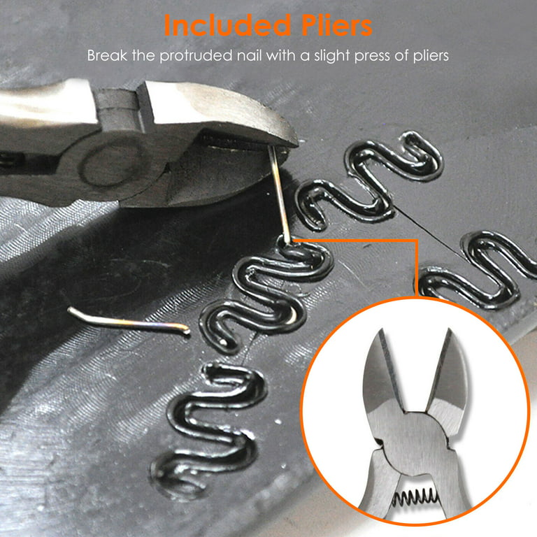 Plastic Welder Repair Kit - 70W Hot Dash Welding Kit with Auto Bumper Clip