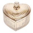 thumbnail image 1 of CIMAXIC Party Heart Shape Storage Jar Decorative Glass Jewelry Jar Party Candy Box Cookie Storage Jar,3.74"X3.62"X3.23", 1 of 4