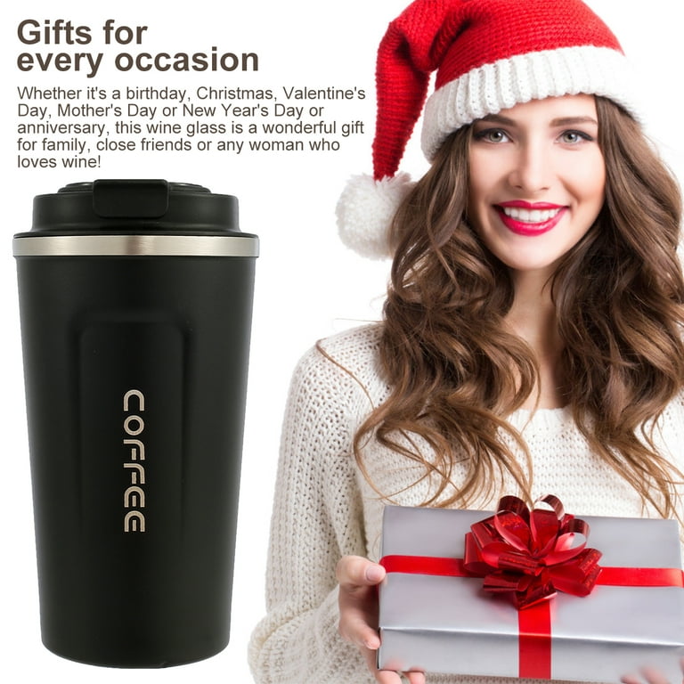 Insulated Cup 510ml Thermos Smart Coffee Mug Portable Thermal Tumbler  Temperature Display Vacuum Flasks Water Bottle Green