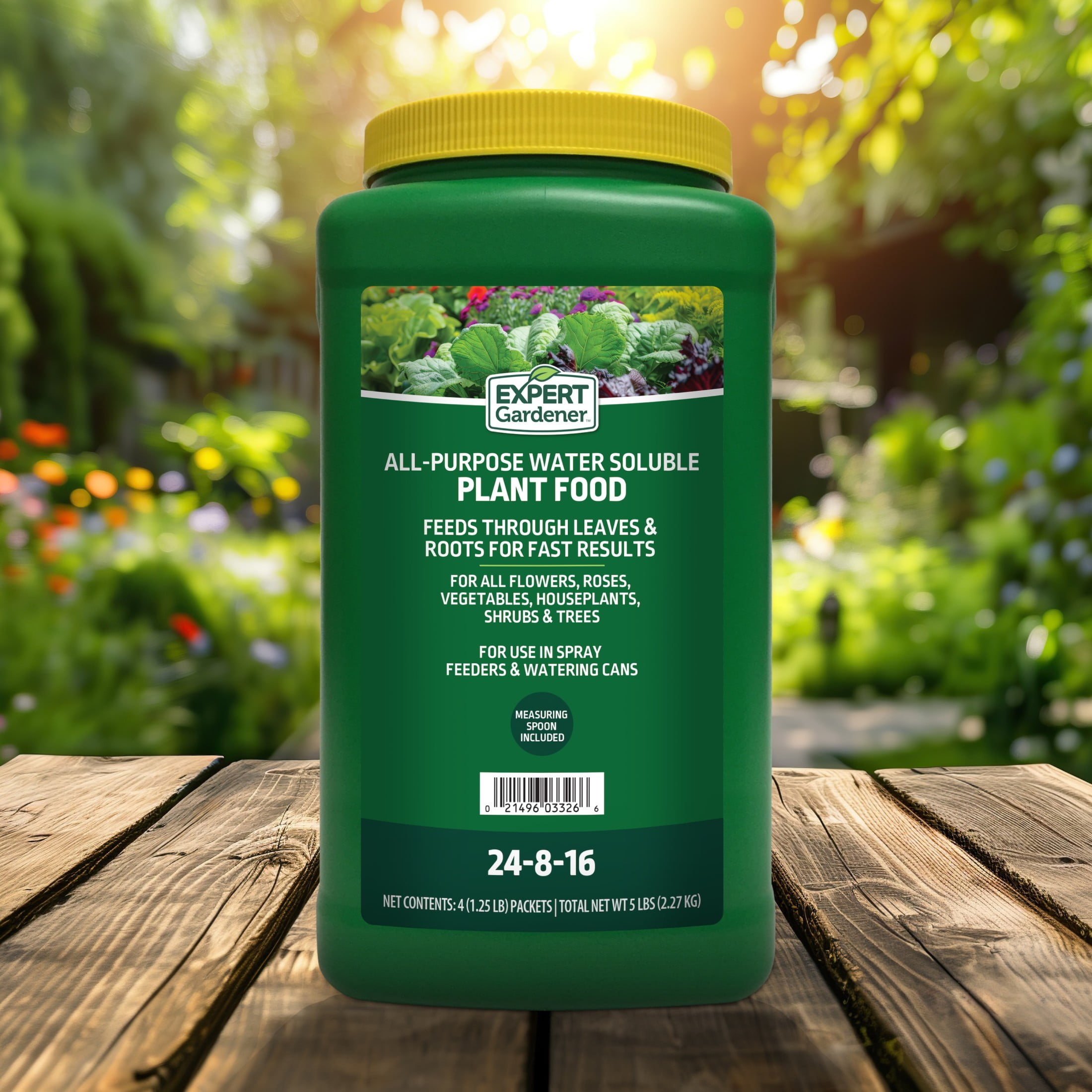 Expert Gardener All-Purpose Water Soluble Plant Food, 24-8-16 5 Pounds