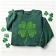 thumbnail image 5 of TaTaai Women St Patrick's Day Printed Crew Neck Long Sleeve Sweatshirt Ladies Casual No Hood Pullover Top Spring Daily Street Office Wear Soft Breathable No Fading Machine Washable Top Gift, 5 of 6