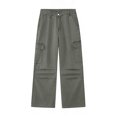thumbnail image 7 of Baggy Cargo Pants Men Wide Leg Multi Pockets Soft Cargo Pants Durable Breathable Work Pants Casual Outdoor Work Streetwear Outfits Wear, 7 of 7
