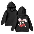 thumbnail image 2 of Jamsmile Toddler Girls Tshirts Long Sleeve Cherry Print Hooded Sweatshirts Loose Pullovers Casual Tops Child Girls Tracksuits, 2 of 4