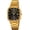 Gold Black, variant on Men’s Minimalist Square Quartz Watch Fashion Business Casual Analog Wristwatch Waterproof Ultra Thin Stainless Steel Band with Date Display Gift for Men Women