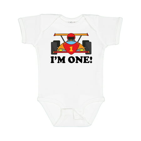 

Inktastic Race Car 1st Birthday Gift Baby Boy Bodysuit
