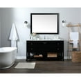 thumbnail image 6 of Elegant Decor Theo 60" Zinc Alloy MDF Single Bathroom Vanity in Black, 6 of 8