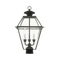 thumbnail image 2 of Livex Lighting Westover Outdoor Post Head in Antique Brass, 2 of 7