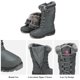 thumbnail image 2 of Dream Pairs Botas de nieve de invierno de media pantorrilla con forro de piel sintética para mujer GOOSE Dream Pairs GOOSE, 2 of 5