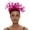 Hot Pink, variant on MSJUHEG Tea Party Hats,Feather Hair Clip,Feather Headpiece,Church Hats,Fascinators Hats,Hat for Wedding Flower Mesh Hair Clip Tea Headband Hot Pink One Size