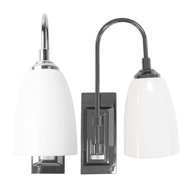 Lámpara de pared Westek LED, funciona con pilas, paquete de 2, 100 lúmenes