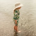 thumbnail image 5 of JAN & JUL 100% Cotton Sun Protection Kids Beach Hat with Neck Flap (XL: 6-12 Years, Sand), 5 of 7