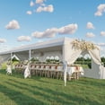 thumbnail image 2 of Lacoo 10' x 30' Outdoor Canopy Wedding Party Tent Patio Camping Shelter Pavilion w/Removable Sidewalls Carport Cater BBQ Events, 2 of 7