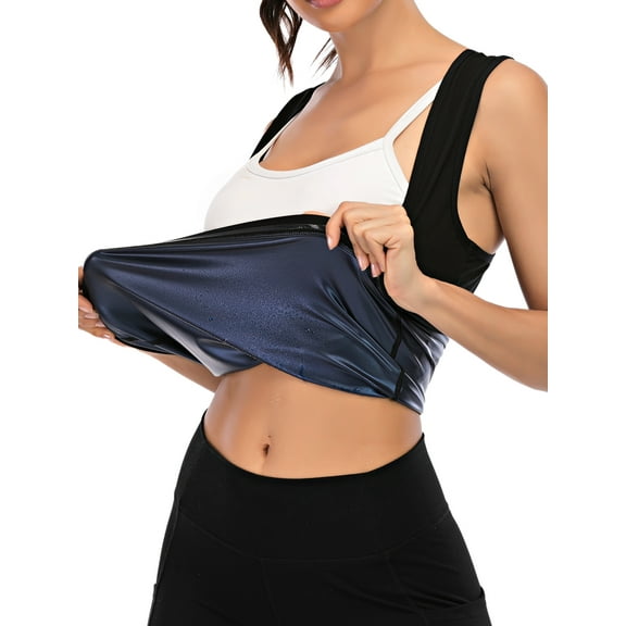 FOCUSSEXY Women's Slimming Sports Vest Waist Trainer Sauna Vest Slimming Workout Body Shaper Corset Hot Sauna Waist Trainer Body Shaper Sweat Sauna Shapewear