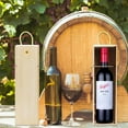 thumbnail image 5 of Wooden Wine Box,3 Pack Single Gift Box with Handle for Holiday, Birthday Party,13.87 x 3.87 x 4 Inches, 5 of 5