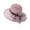 Pink, variant on Wedding Hats For Women Elegant Church Hats For Women Dress Hats For Women Fashionable Spring/Fall Ladies Church Hats Tea Party Accessories For Women Tea Party Hats For Women Purple One Size