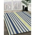 thumbnail image 3 of Ahgly Company Machine Washable Indoor Rectangle Transitional Purple Navy Blue Area Rugs, 5' x 8', 3 of 7