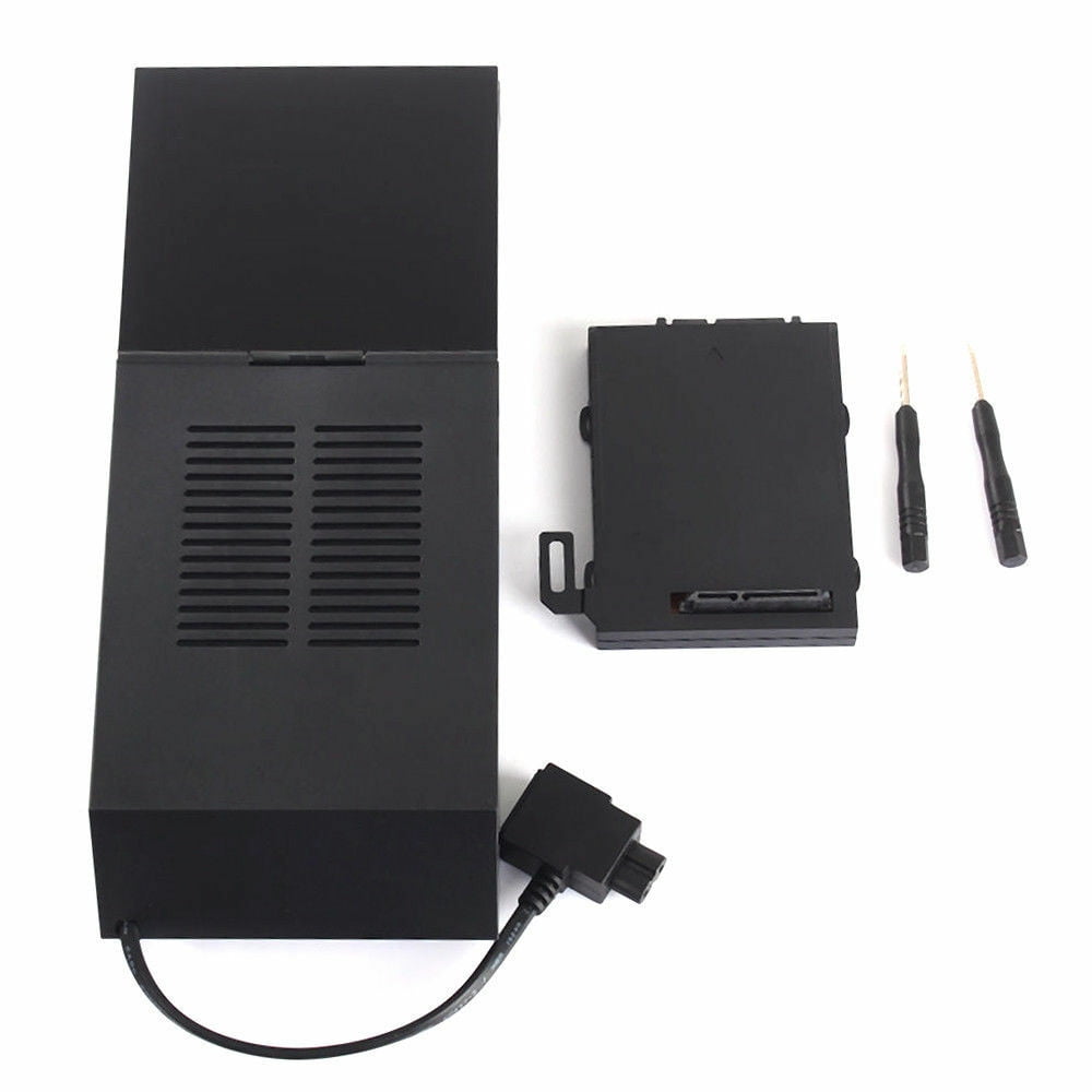 Versatile Hard Drive External Box for Multiple Devices Expand Memory for Game Consoles, PCs, & More, LED Indicator