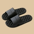 thumbnail image 6 of Fengqque Men's and Women's Shower Shoes with Drainage Holes Quick-Drying Non-Slip Slippers Dormitory Home Bathroom Slippers Unisex Black 9-9.5(42), 6 of 6