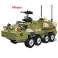 thumbnail image 4 of Vehículo blindado militar SWAT para niños, modelo de helicópteros de la Segunda Guerra Mundial, bloques de construcción, camión de policía, juguetes de construcción para niños, 2023, 4 of 4