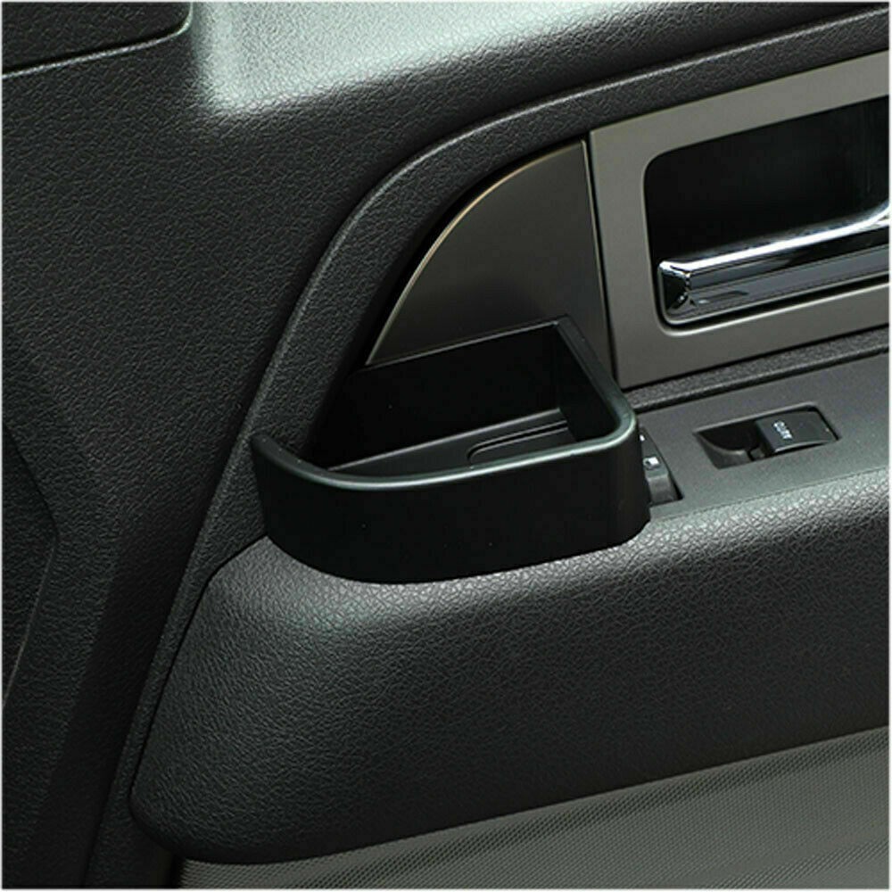 Geelife Black Door Side Storage Pockets Organizer Box Tray F150 Accessories