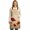 Brown Red, variant on Red Poppy Flowers Apron for Women Men, Vintage Country Floral Plant Adjustable Kitchen Cooking Aprons with 2 Pockets for Gardening Baking Cleaning Painting Full Coverage 35"x47"