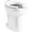 White, variant on KOHLER K-96057-0 Highcliff White Elongated Chair Height Commercial Toilet Bowl