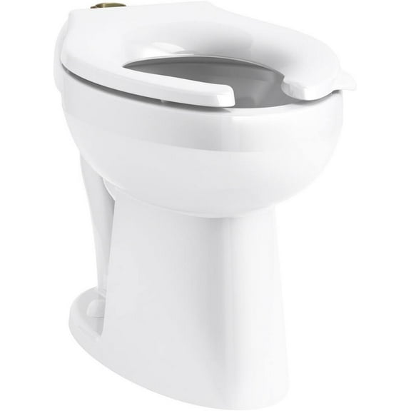 KOHLER K-96057-0 Highcliff White Elongated Chair Height Commercial Toilet Bowl