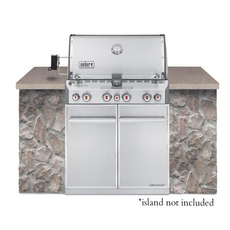 Summit S-460 Gas Grill Stainless Steel NG Built-In