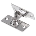 thumbnail image 2 of SHISUYAN Door Hasp 90 Degree Angle Locking Stainless Steel Safety Lock for Door Window Sliding Lock Bar Silver, 2 of 8