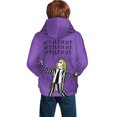 thumbnail image 2 of Kids Beetlejuice Pullover Hoodie Realistic 3d Print Graphic Hooded Sweatshirts With Drawstring, 2 of 8