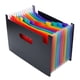 thumbnail image 1 of Carpeta de archivos expandible, 24 compartimentos, pestañas coloridas de plástico de gran capacidad, documentos de recibos, carpeta de archivos acordeano, 1 of 5