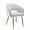 Cream, variant on KCC Modern Velvet Desk Chair Accent Armchair Upholstered Tufted Chairs Dining Chairs, Tufted Vanity Chair Side Chairs with Gold Metal Legs for Dining Room Living Room Restaurant,1 PC &Cream