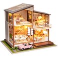 thumbnail image 1 of Villa en miniatura Dollhouse Spilay DIY con muebles, LED 1:24, 1 of 7
