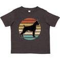 thumbnail image 3 of Inktastic Boxer Dog Vintage Silhouette Boys or Girls Toddler T-Shirt, 3 of 5