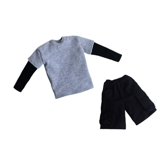 TISHITA 1/6 Doll Clothes Sweatshirt Costume Accessory for 12inch Action Figure Dolls Tops pants