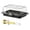 Black, variant on Avdolw Divider With Lid Storage Box for Cheese - Durable Plastic, Smart Segmentation for Freshness, Ideal for Meal Prep and Entertaining,White