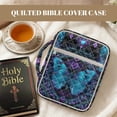 thumbnail image 7 of FOR U DESIGNS Butterfly Print Bible Case for Women Men Quilted Bible with Case Multifunctional Carrying Organizer Bag Christian Bible Accessories with Handle, 7 of 7